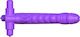 Pipedream Fantasy C-Ringz Double Penetrator Rabbit Vibration Ring Schwanz Silikon Lila PD5819-12