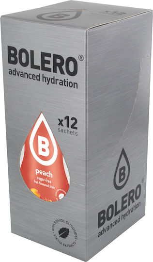 Bolero Suc în Pudră 1.5L în apă Piersică Fără zahăr 9gr 12buc