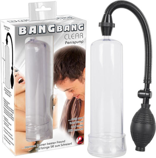 You2Toys Bang Bang Penis Pump Clear 20cm