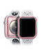 Dux Ducis Gel Silicone Case in Pink color for Apple Watch 44mm