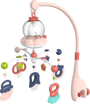 Kikka Boo Mobile for Cot with Music, Rotation & Teether All in One for Newborn