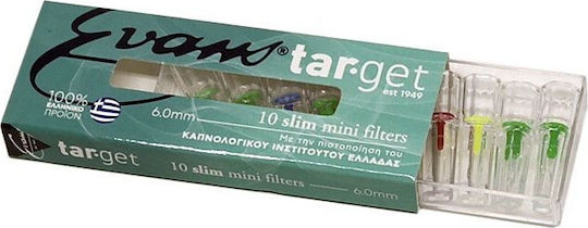 Evans Pipe de Țigară Target 6mm Colorate 10 Bucăți