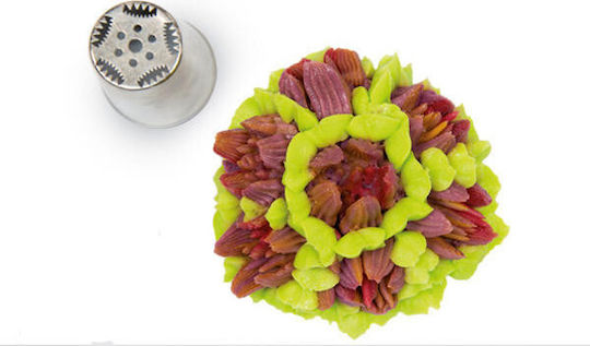 Silikomart Tube 05 Flower Tülle für Konditorei Spritzbeutel Inox 1Stück 43.425.99.0001