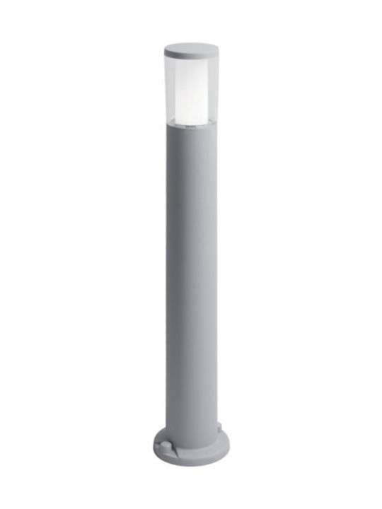 Elmark Carlo Lamp Small Post LED Outdoor with Natural White Light IP55 Gray