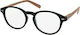 Eyelead Ε187 Reading Glasses +2.50 Black/Brown E 187