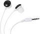 Vivanco Ακουστικά Ψείρες In Ear SR3 Λευκά