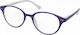 Eyelead E172 Women's Reading Glasses +3.00 Purple E 172