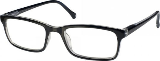 Eyelead E151 Men's Reading Glasses +1.75 Black Ε 151