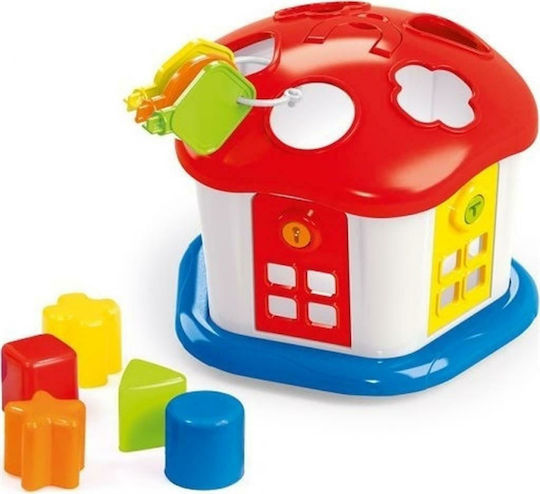 Dolu Παιχνίδι Ταξινόμησης Σχημάτων Shape Sorter Sweet House with Lockable Doors για 12+ Μηνών