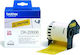 Brother P-touch Label Maker Tape 15.2m x 62mm In Yellow Colour Compatible With Brother DK