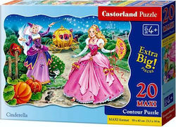 Puzzle pentru Copii Cinderella 20buc Castorland