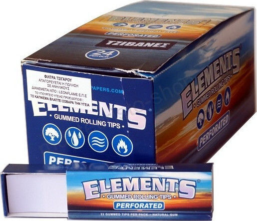 Elements Vârfuri Conice Perforate Gumate 60mm Albe 24 x 33 Bucăți