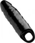 XR Master Series XL Black Mamba Cock Sheath Extensie Penis Negru 18cm