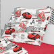 Dimcol Speed Racer Kids Pillowcase 50x70cm 290 Red 1925883125029098