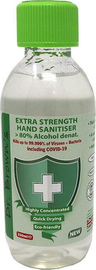 BCB Dr. Brown's Antiseptic Hand Gel 250ml Natural
