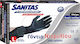 Sanitas Professional Nitrile Examination Gloves Powder Free Black 100pcs