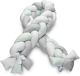 Sensillo Crib Bumpers Braided Inside Gray 20x210cm