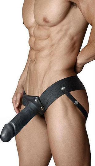 Blush Dr. Skin 6 Inch Hollow Strap On Harness με Dildo 15cm σε Μαύρο Χρώμα