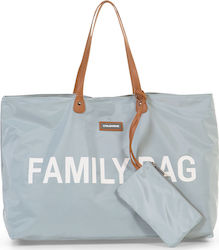 Childhome Wickeltasche-Wickeltasche Schulter/Hand Family BR74494 Light Grey 55x18x40cm.