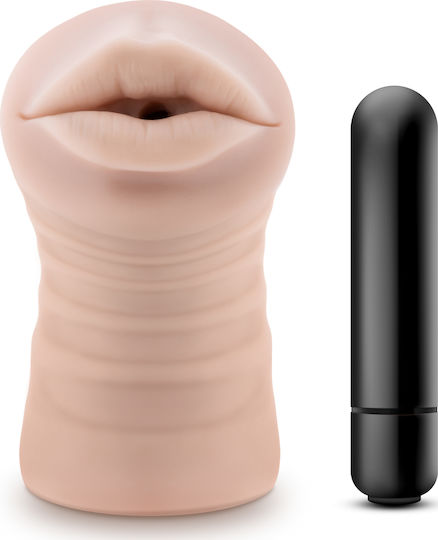 Blush M for Men Skye Masturbator Mouth με Δόνηση BL-73523