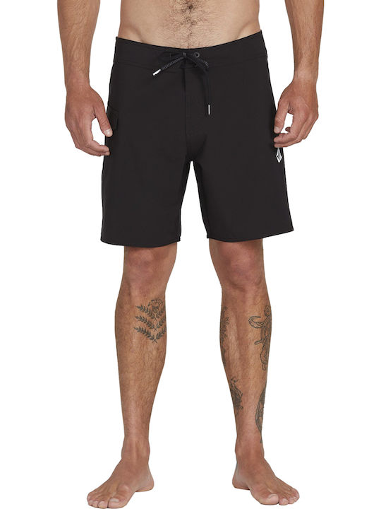 Volcom Lido Solid Mod 18 Herren Badebekleidung Shorts Schwarz