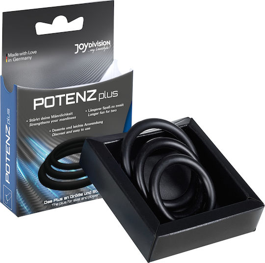 JoyDivision POTENZplus Set of 3 (S, M, L) Black