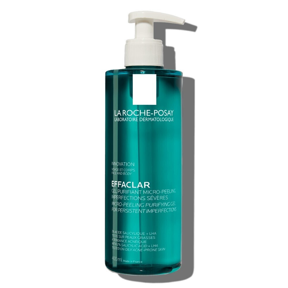 La Roche Posay Effaclar Micro-Peeling Gel Καθαρισμού Προσώπου για Ακνεϊκές Επιδερμίδες 400ml
