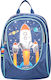 KalGav Libby Space School Bag Backpack Kindergarten in Blue color 13lt