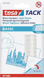 Tesa Κόλλα Αυτοκόλλητο Tack Basic 65 Pads Γενικής Χρήσης Tesa Κόλλα Αυτοκόλλητο Tack Basic 65 Pads Γενικής Χρήσης