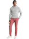 Trousers Chino Elastic in Slim Fit Pink