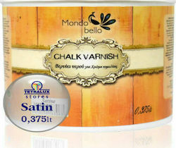Mondobello Chalk Varnish Βερνίκι για Χρώμα Κιμωλίας Satin Clear Διάφανο 375ml