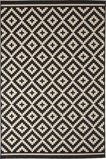 Royal Carpet Flox 721K Καλοκαιρινό Ψάθινο 67x140cm Black Royal Carpet Flox 721K Καλοκαιρινό Ψάθινο 67x140cm Black