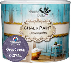 Mondobello Chalk Paint Χρώμα Κιμωλίας Οινούσσες/Μωβ 375ml