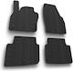 Lampa Set of Front and Rear Mats 4pcs Tray Type for Skoda Kamiq 2019 Black
