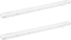 SPM Duo Pack 120cm Outdoor Lighting Batten with Built-in LED 18W 120cm