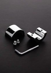 Triune Ballstretcher Ring Cock & Testicles Silver