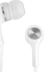 Setty Ακουστικά Ψείρες In Ear Stereo Headset Λευκά