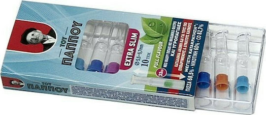 Του Παππού Πίπες Τσιγάρων Extra Slim 33mm Μπλε 10τμχ
