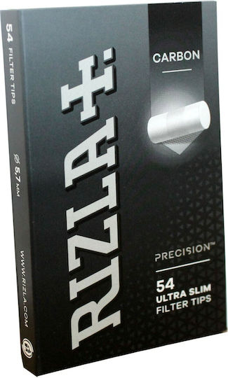 Rizla Precision Smooth Filtertips Aktivkohle 5.7mm 54x1Stk