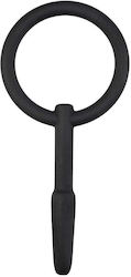 Sinner Gear Hollow Silicone Penisplug Pullring Разширител в Черен Цвят