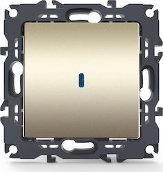 Aca Prime Recessed Wall Switch Single Without F...
