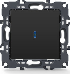 Aca Prime Recessed Wall Switch Single Without F...