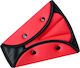 Car Seat Belt Pads Bill Red