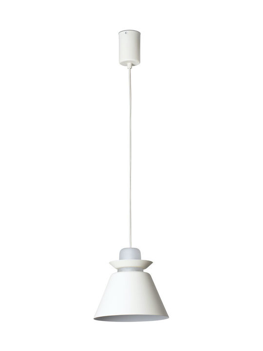 Faro Barcelona Naos Pendant Light Single-Light for Socket E27 White