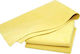 Polishing Microfiber Cloth Suitable for Car Body Cleaning and Polishing Yellow 50x38cm