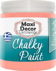 Maxi Decor Chalk Paint Colour Peach Peach Orange 250ml CHP-519-250