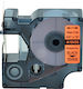 Dymo 18436 Label Maker Tape 5.5m x 19mm in Orange Colour Compatible with Dymo Rhino/IND