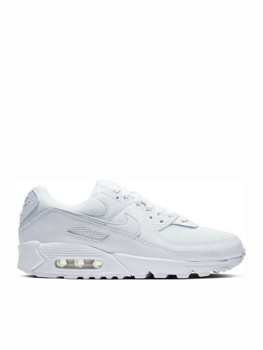 Nike Air Max 90 Γυναικεία Sneakers White / Wolf Grey