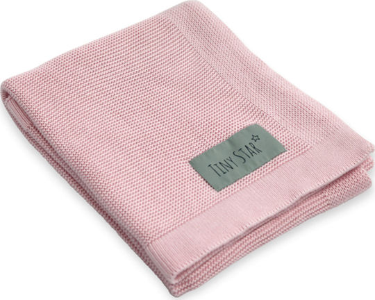 Tiny Star Pătură Pepinieră Swaddling Bumbac Aran Bamboo Roz 80x100 cm