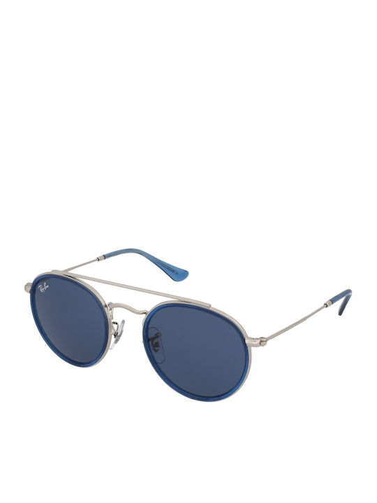 Ray Ban Στρογγυλά Παιδικά Γυαλιά Ηλίου Ασημί